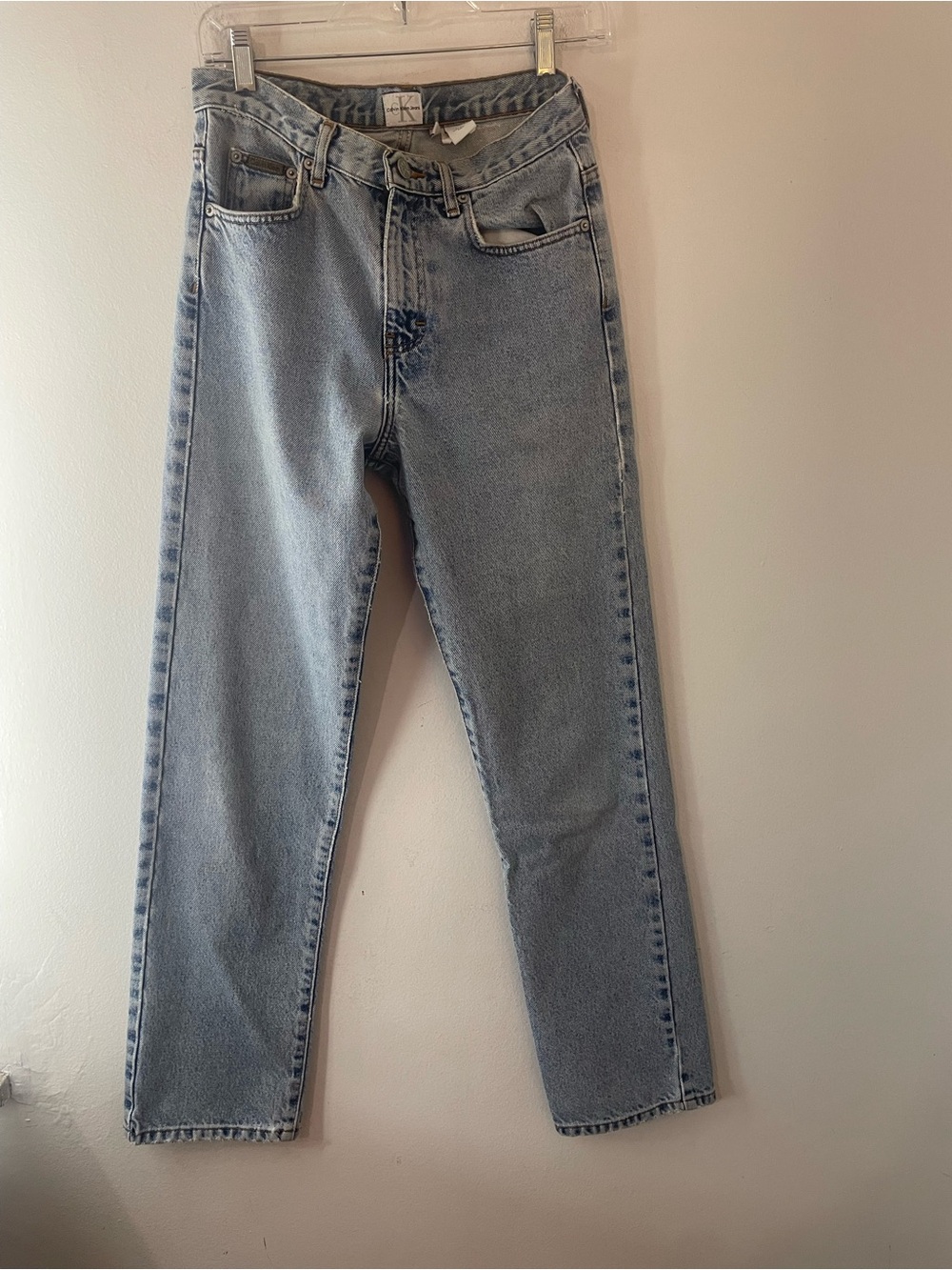 90s Vintage Calvin Klein Jeans Classic Straight Denim Y2K Worn in